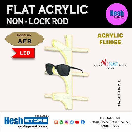 Non Lock Flat Acrylic Display - AFR