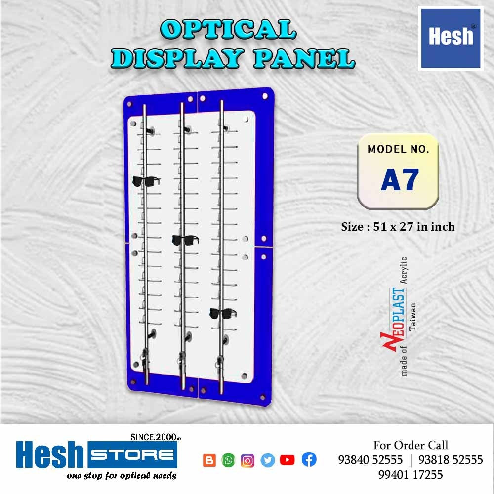 Sunglasses Display Wall Mounted Acrylic Glasses Holder - A7