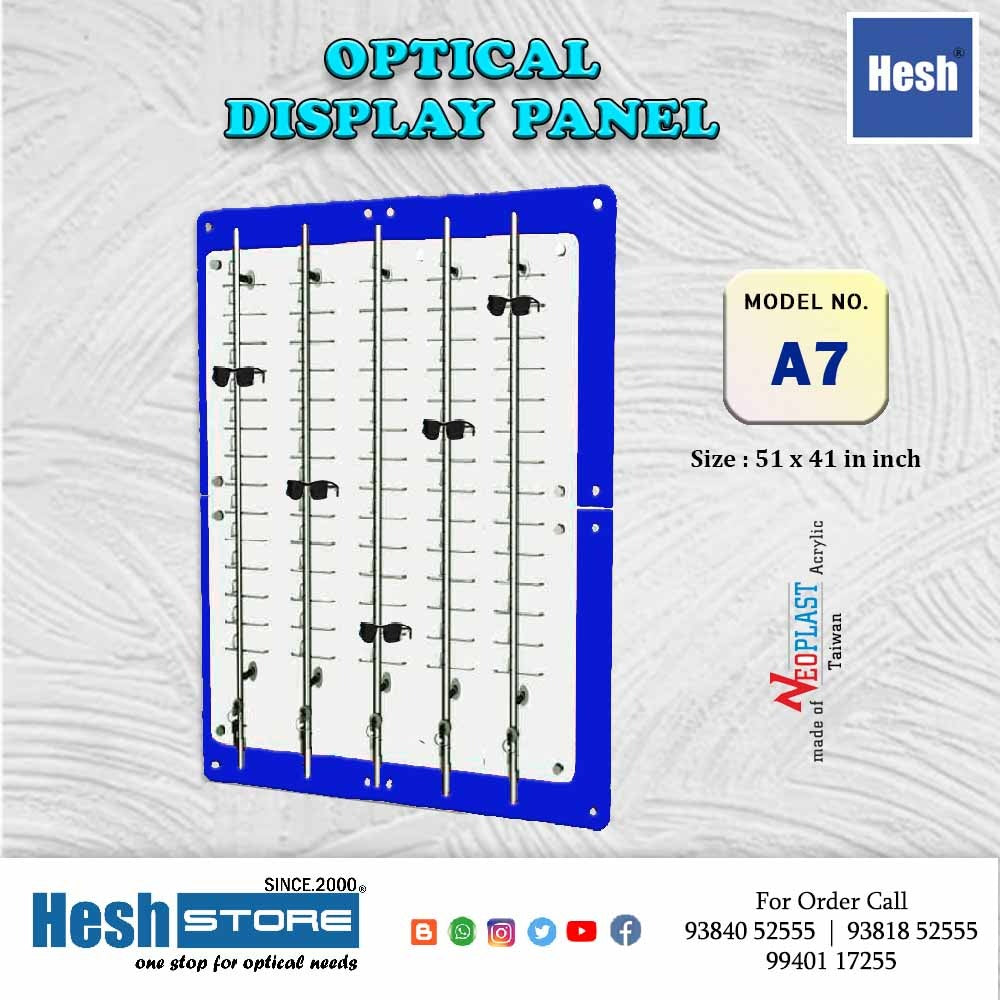 Sunglasses Display Wall Mounted Acrylic Glasses Holder - A7