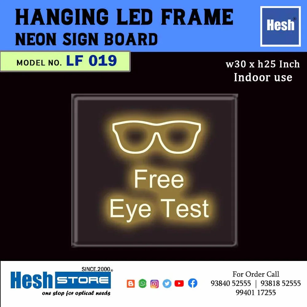 Hanging Acrylic Spectacle - LF 019 - Heshstore.in