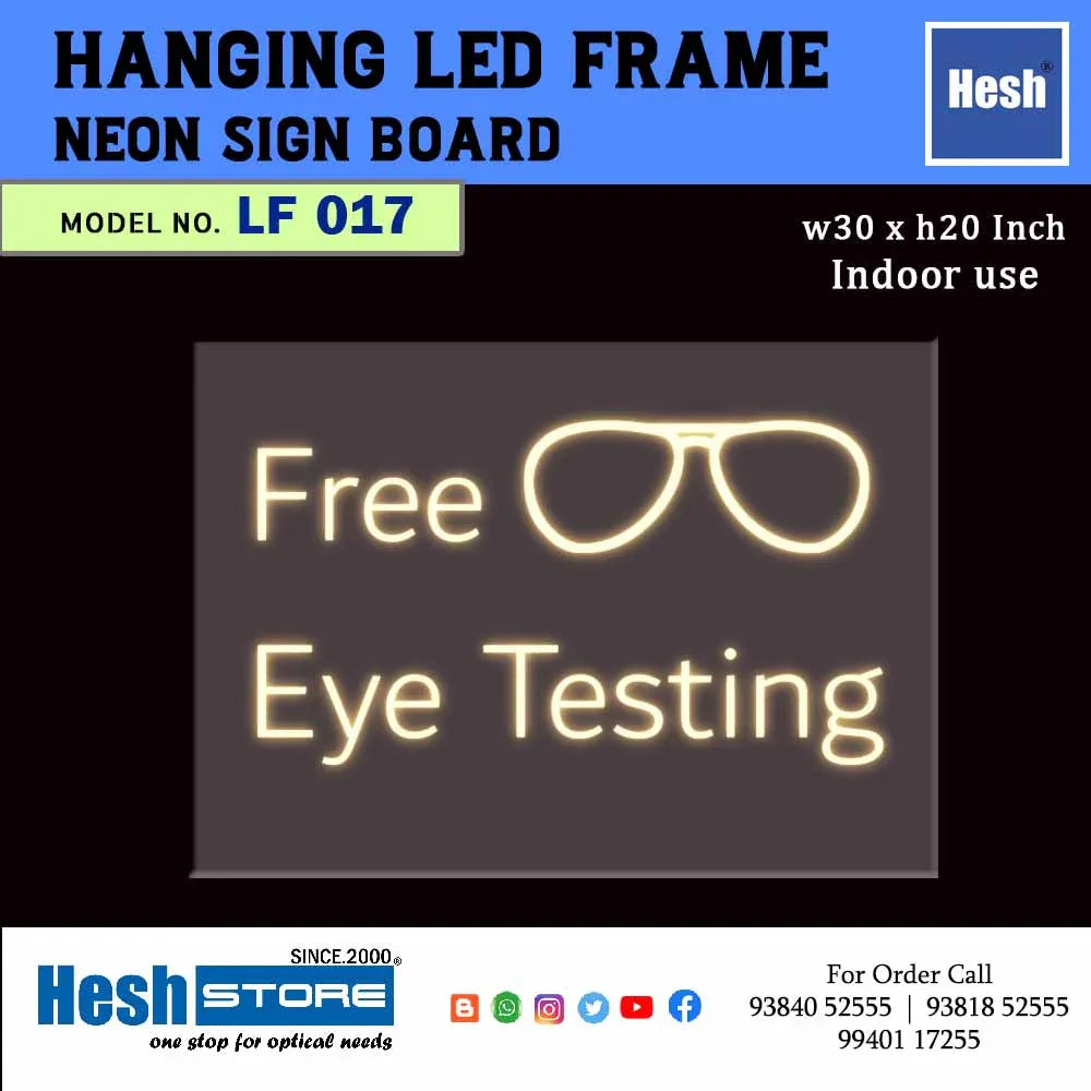 Hanging Acrylic Spectacle - LF 017 - Heshstore.in