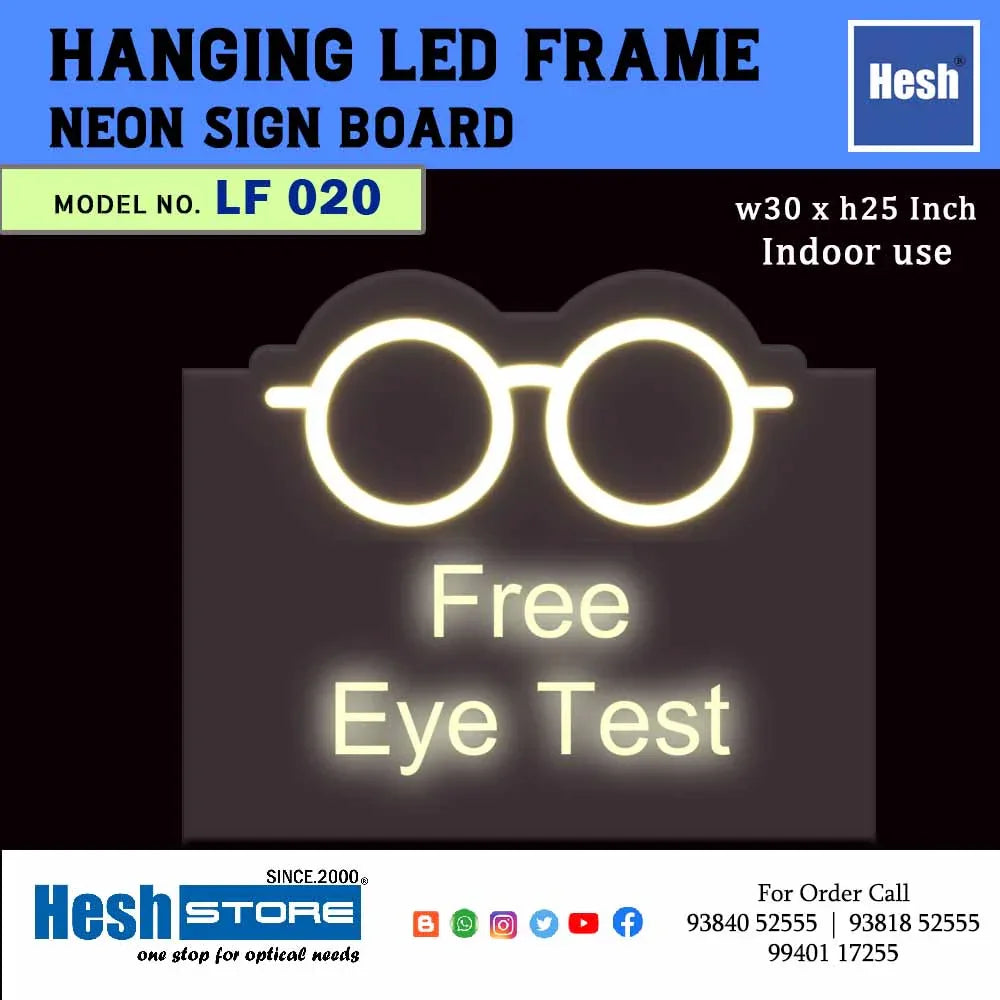 Hanging Acrylic Spectacle - LF 020 - Heshstore.in