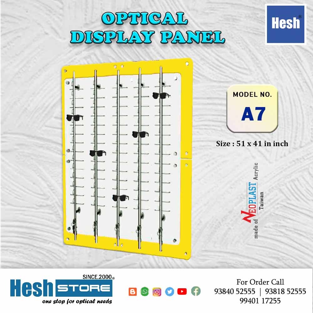 Sunglasses Display Wall Mounted Acrylic Glasses Holder - A7