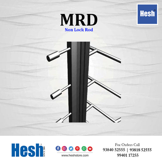 Non Lock Metal Nose Aluminum Rod - MRD