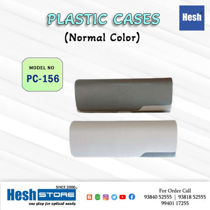 PLASTIC PROTECTIVE EYEGLASS CASE COLOR