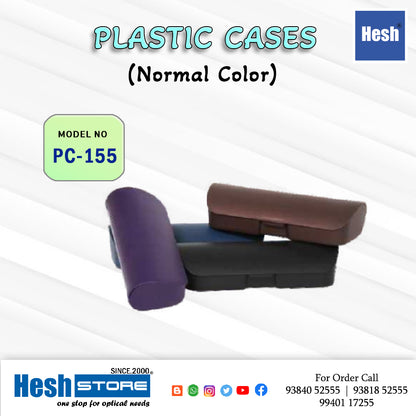 Plastic case for spectacle color pc-155