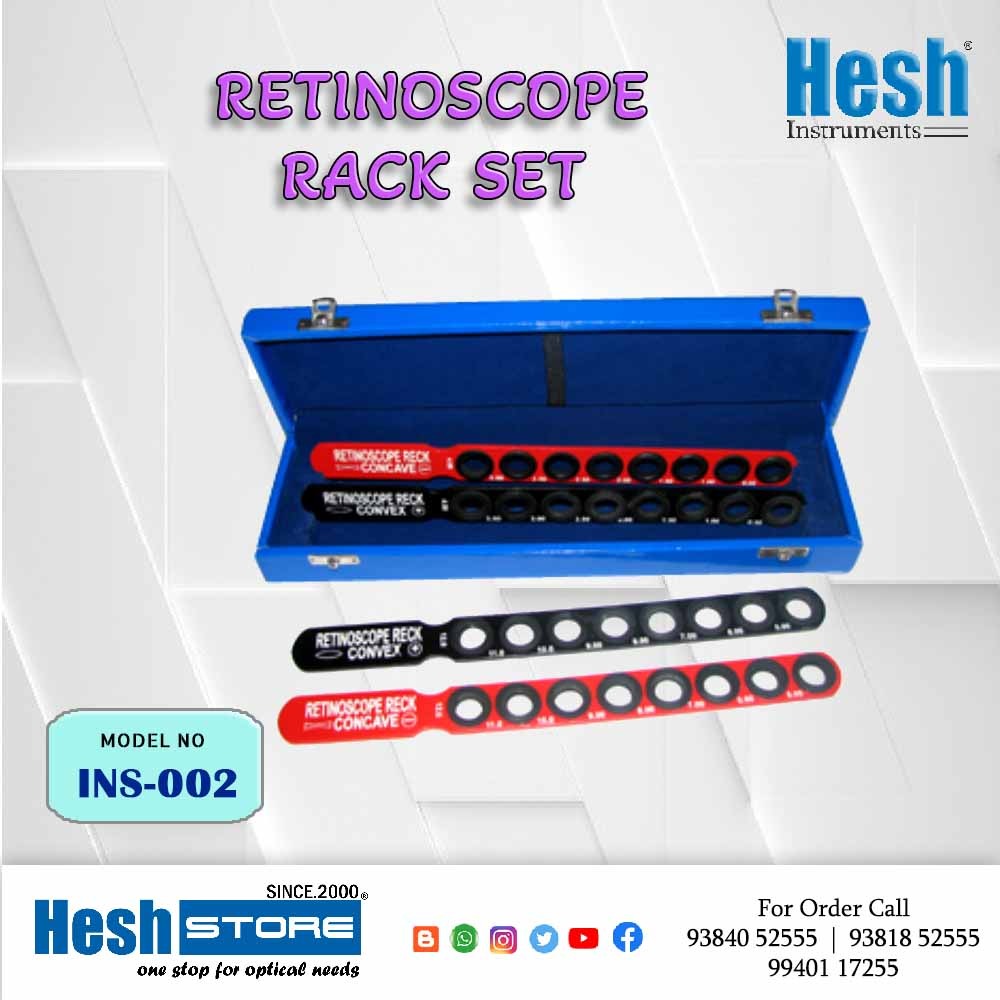 RETINOSCOPE RACK SET