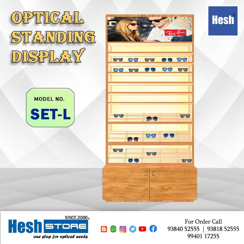 Wall Mounted Optical Display - SET L