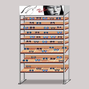 Portable Assemble Eyewear Display - SET T