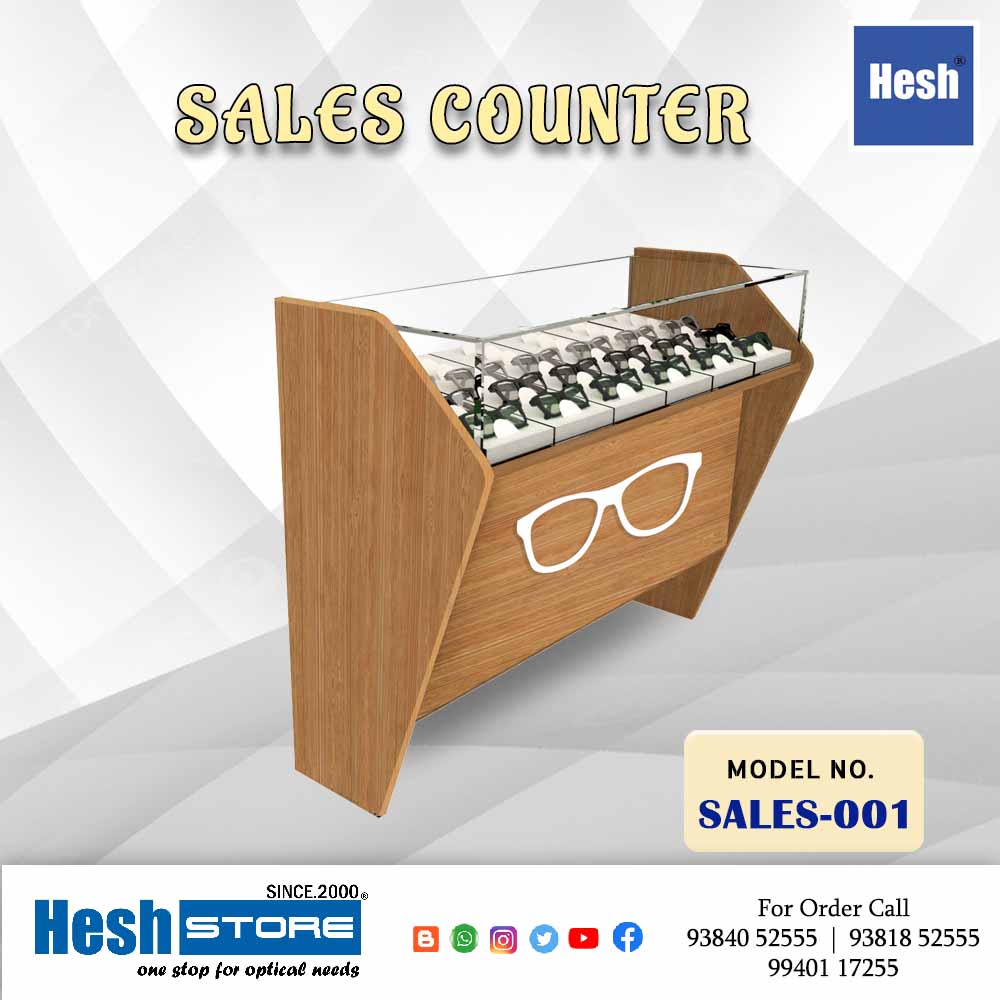 Sales Counter - Open Storage & 1 Drawer - Sales 001