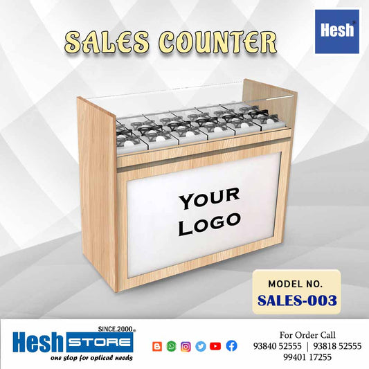 Sales Counter - Door Storage & 2 Drawer - Sales 003