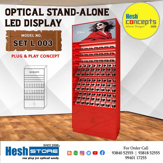 Wall Stand Alone Display Unit LED - SET L003