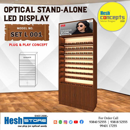 Wall Stand Alone Display Unit LED - SET L001