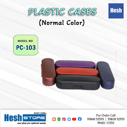 Spectacle Eyewear Plastic Case Box COLOR