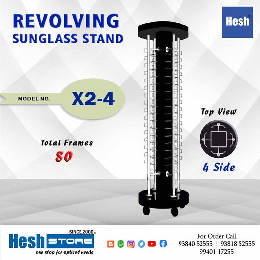 Revolving Floor Stand - X2 - 4 Rod