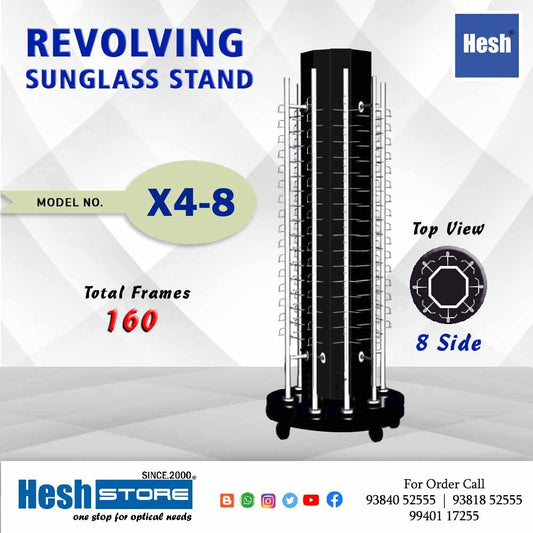 Revolving Floor Stand - X4 - 8 Rod