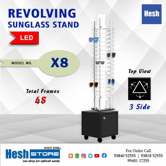 LED Revolving Floor Stand - X8