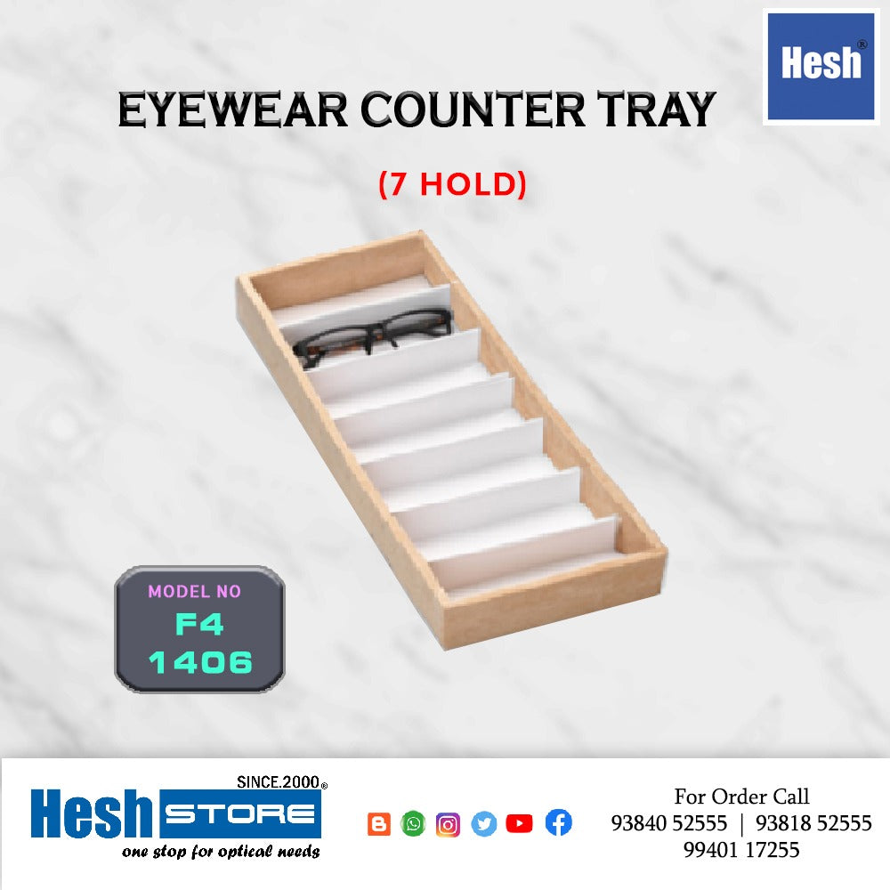 Wooden Counter Tray - F4 - Singles