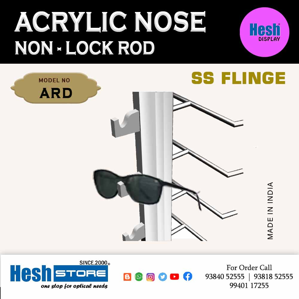 Non Lock Acrylic Nose Aluminium Rod - ARD
