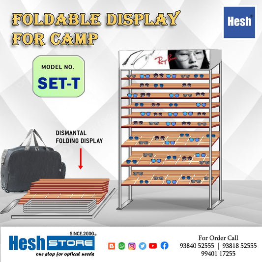 Portable Assemble Eyewear Display - SET T