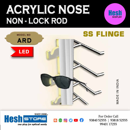 Non Lock Acrylic Nose Aluminium Rod - ARD