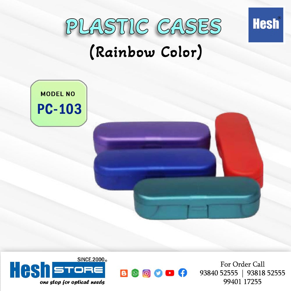 Spectacle Eyewear Plastic Case Box - PC 103