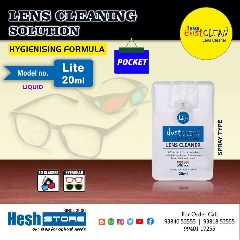 card lens cleaning spray