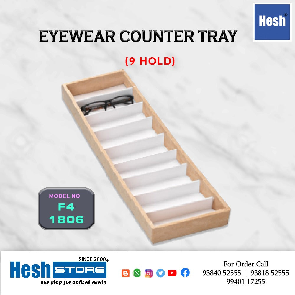 Wooden Counter Tray - F4 - Singles
