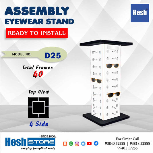 Assembly Rotating Display Stand - D25
