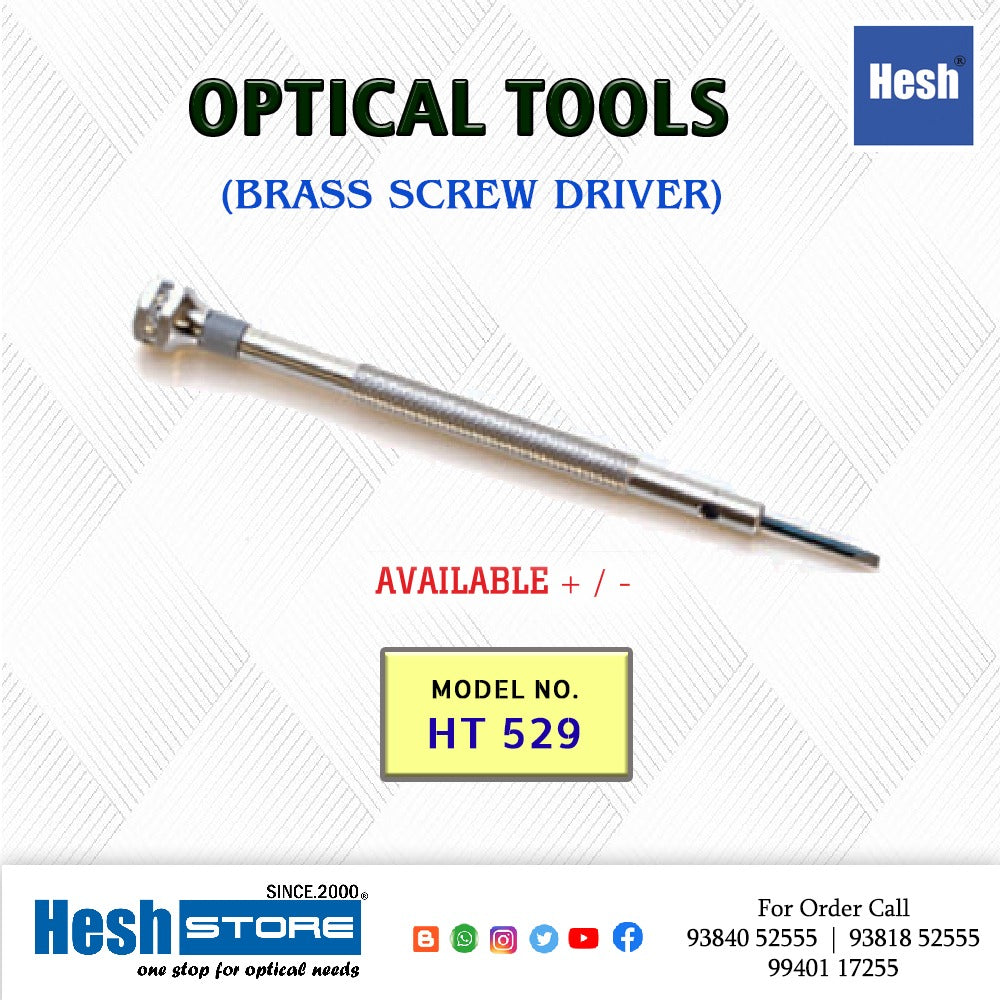 Optical Brass Screw Driver