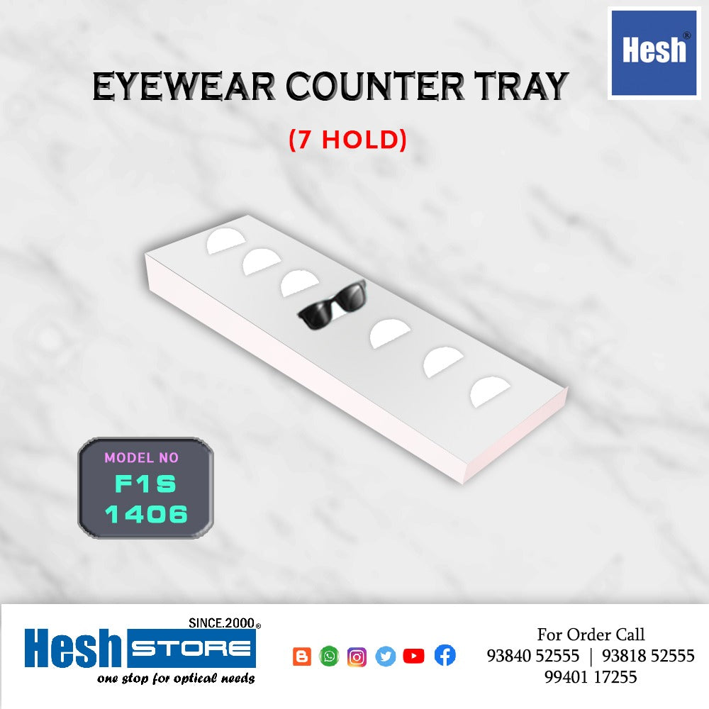Acrylic Counter Tray - F1 - Singles