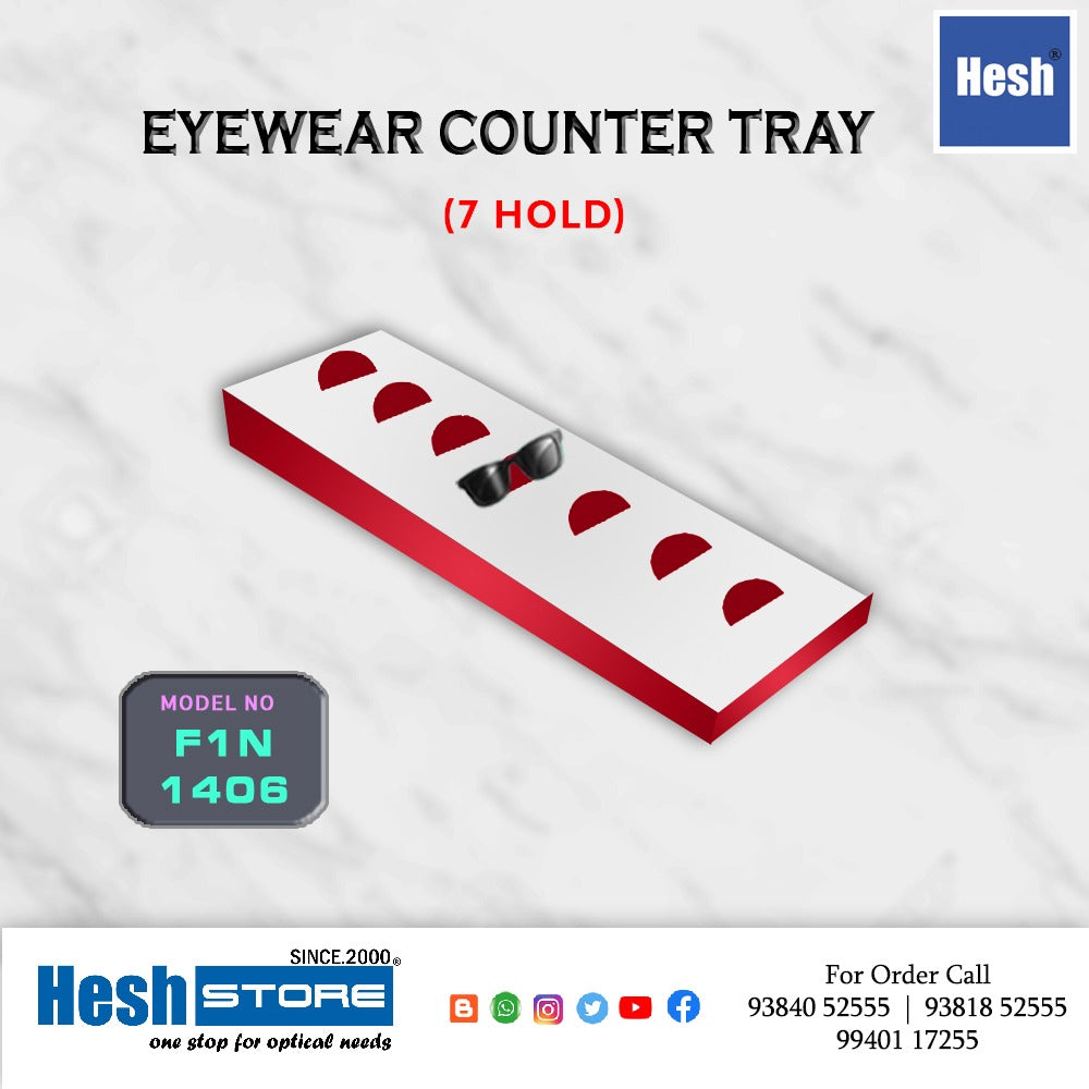 Acrylic Counter Tray - F1 - Singles