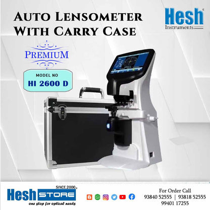 Auto Lensometer with Carry Case - HI 2600 D