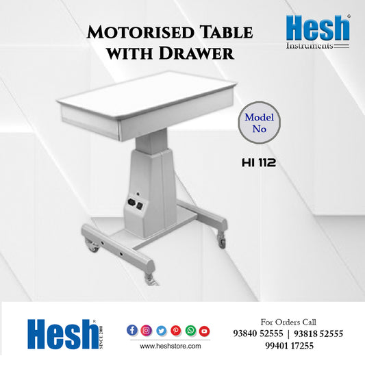 Motorized Table With Drawer - HI 112