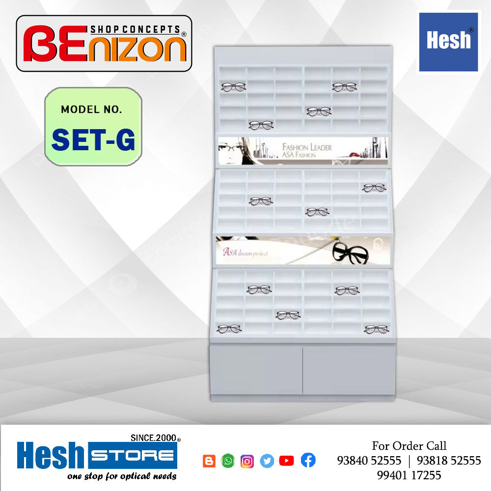 Counter Top Eyewear Display Unit - SET G