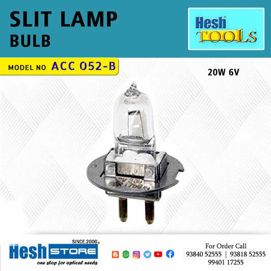 Slit Lamp Halogen Bulb - ACC 052 B
