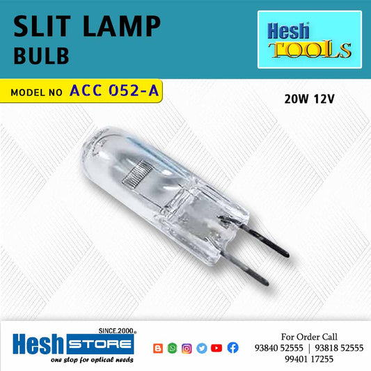 Slit Lamp Halogen Bulb - ACC 052 A
